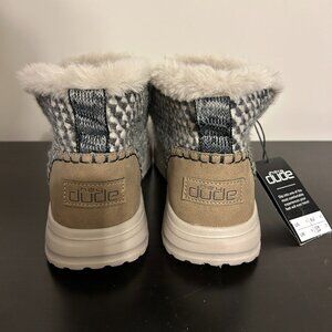 NWT Womens HEY DUDE  Sz 11 Stone Gray DENNY Ankle Boots NEW